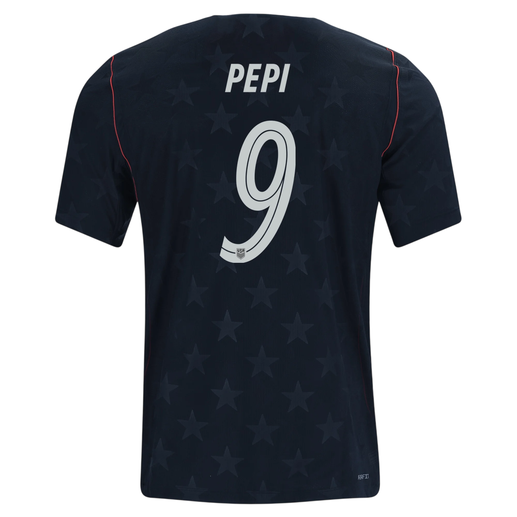 USA PEPI #9 Away World Cup 2026 Jersey Black Men's
