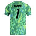 USA TURNER #1 World Cup 2026 Goalkeeper Jersey Green Men's