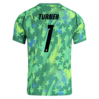 USA TURNER #1 World Cup 2026 Goalkeeper Jersey Green Men's