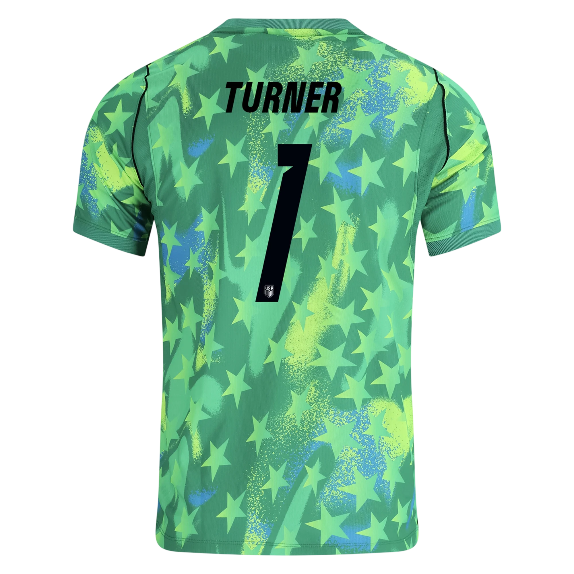 USA TURNER #1 World Cup 2026 Goalkeeper Jersey Green Men's
