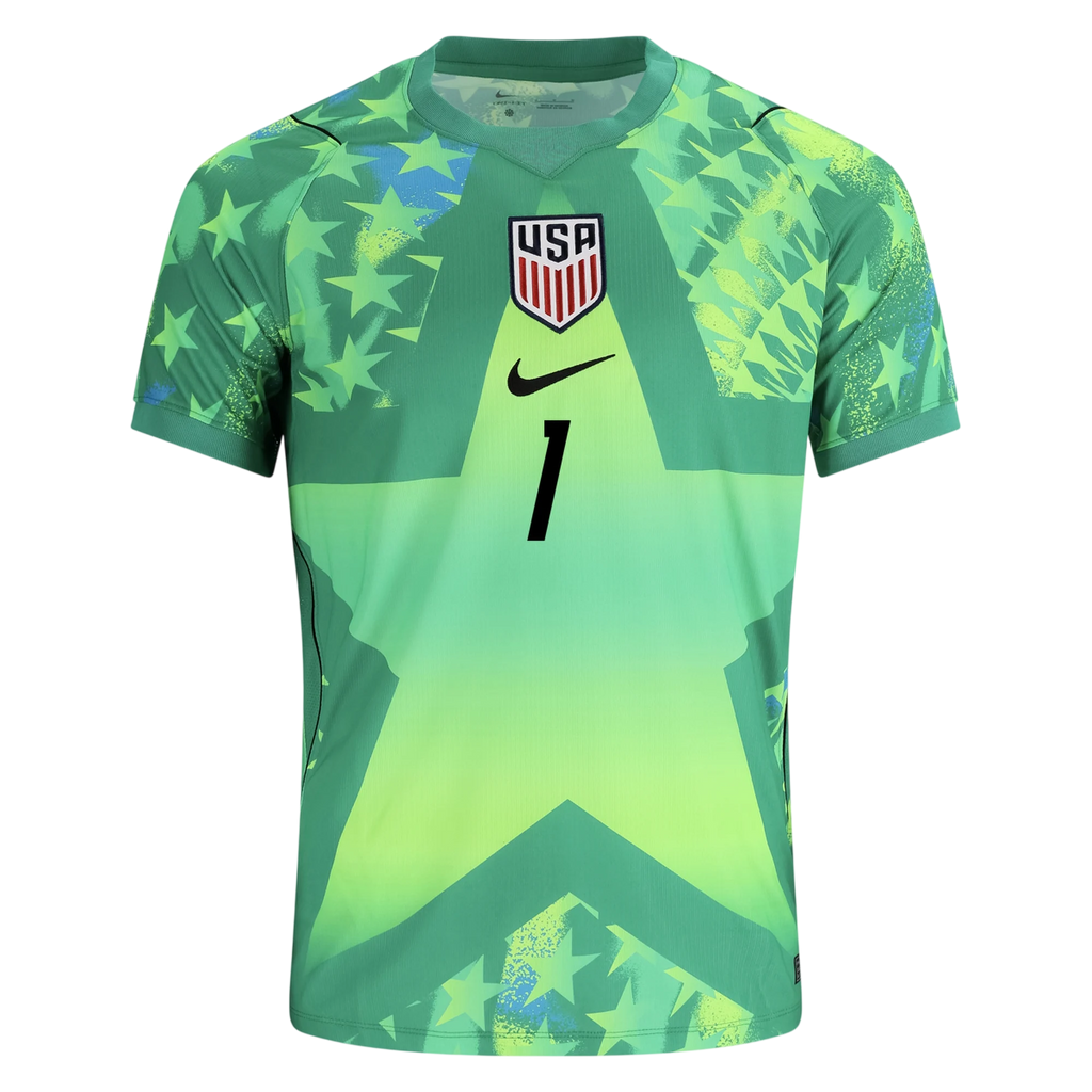 USA TURNER #1 World Cup 2026 Goalkeeper Jersey Green Men's