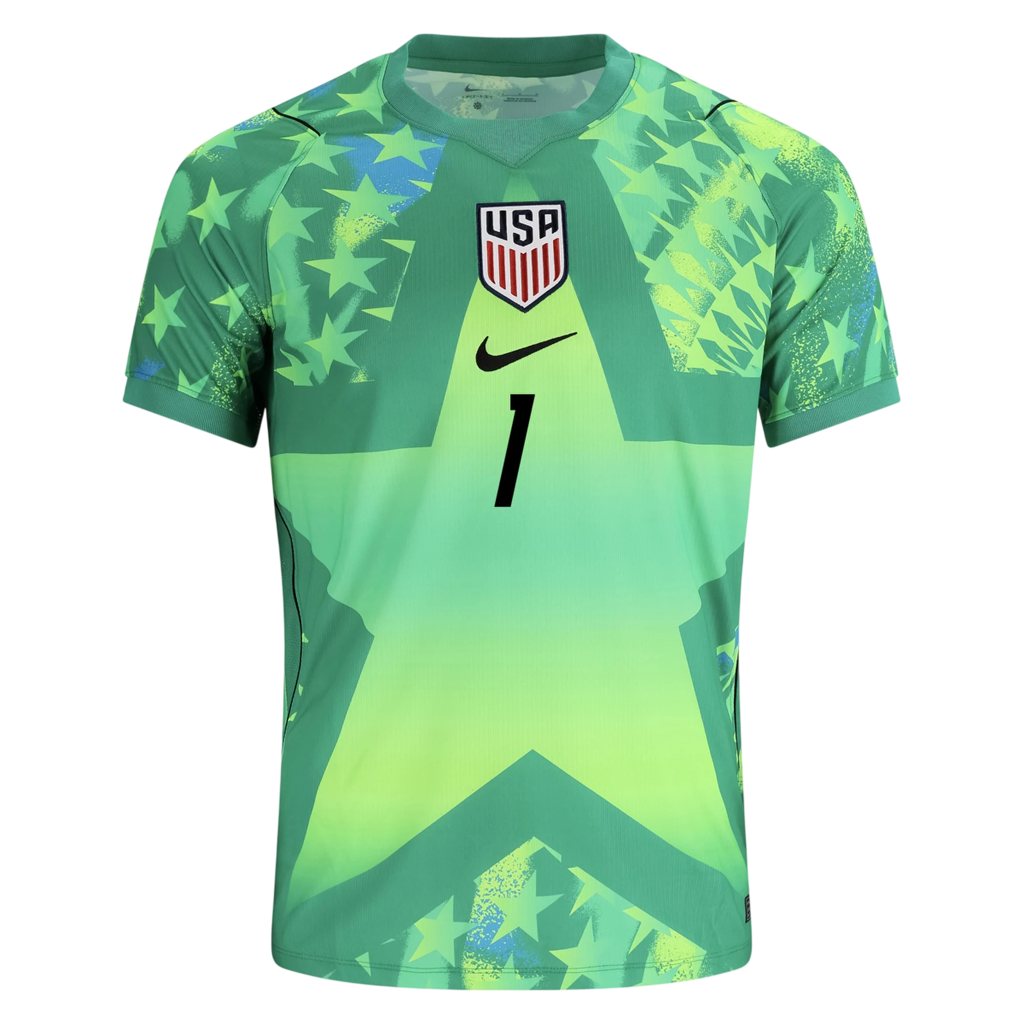 USA TURNER #1 World Cup 2026 Goalkeeper Jersey Green Men's