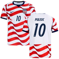 USA PULISIC #10 Home World Cup 2026 Jersey Red & White Men's