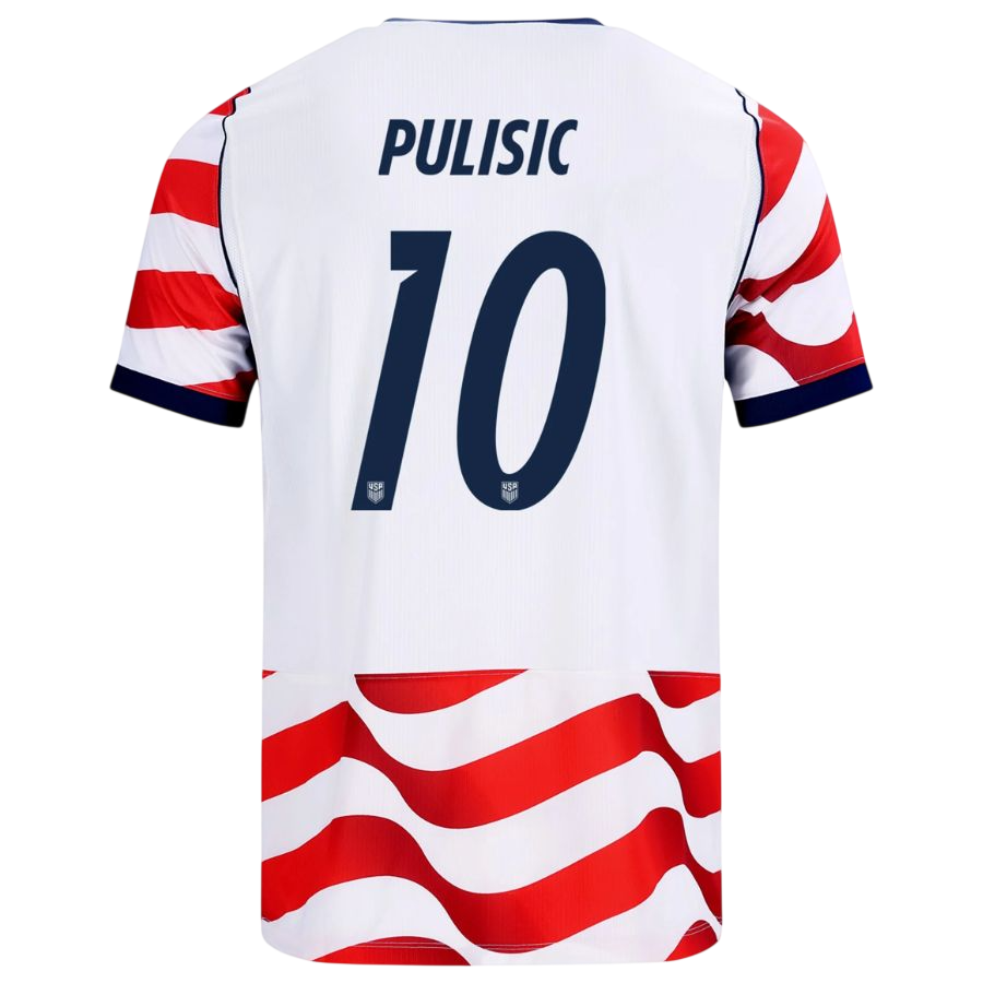 USA PULISIC #10 Home World Cup 2026 Jersey Red & White Men's