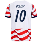 USA PULISIC #10 Home World Cup 2026 Jersey Red & White Men's