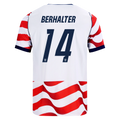 USA BERHALTER #14 Home World Cup 2026 Jersey Red & White Men's