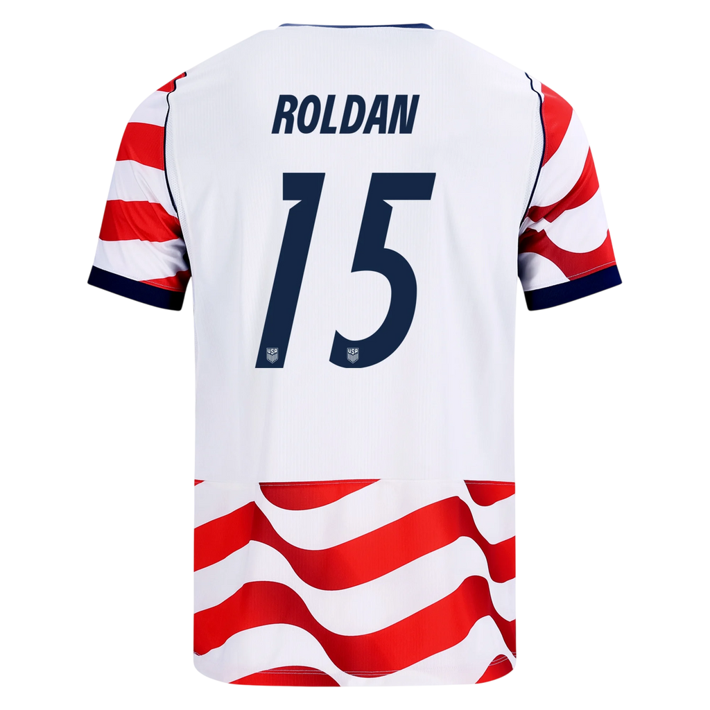 USA ROLDAN #15 Home World Cup 2026 Jersey Red & White Men's