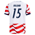 USA ROLDAN #15 Home World Cup 2026 Jersey Red & White Men's