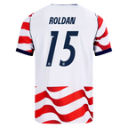 USA ROLDAN #15 Home World Cup 2026 Jersey Red & White Men's