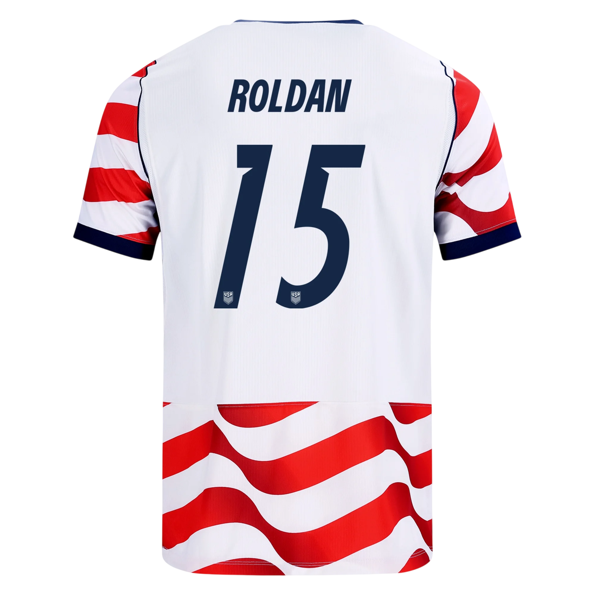 USA ROLDAN #15 Home World Cup 2026 Jersey Red & White Men's