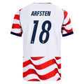 USA ARFSTEN #18 Home World Cup 2026 Jersey Red & White Men's