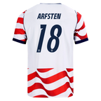 USA ARFSTEN #18 Home World Cup 2026 Jersey Red & White Men's