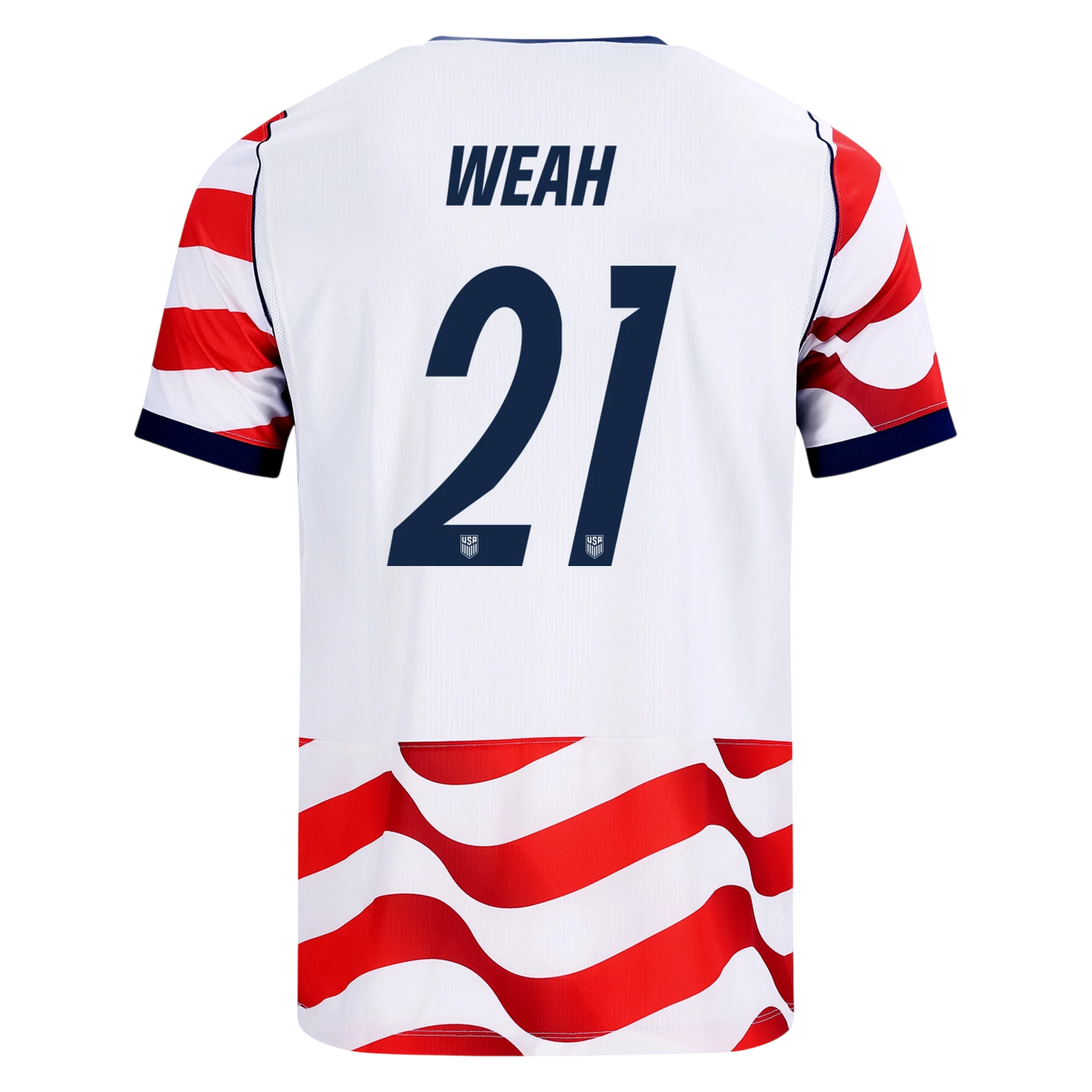 USA WEAH #21 Home World Cup 2026 Jersey Red & White Men's