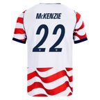 USA McKENZIE #22 Home World Cup 2026 Jersey Red & White Men's