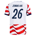 USA ZENDEJAS #26 Home World Cup 2026 Jersey Red & White Men's
