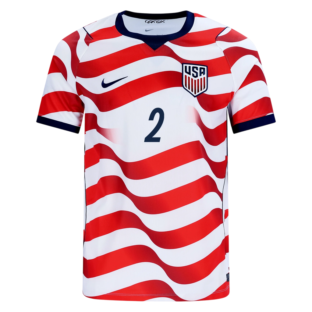 USA DEST #2 Home World Cup 2026 Jersey Red & White Men's