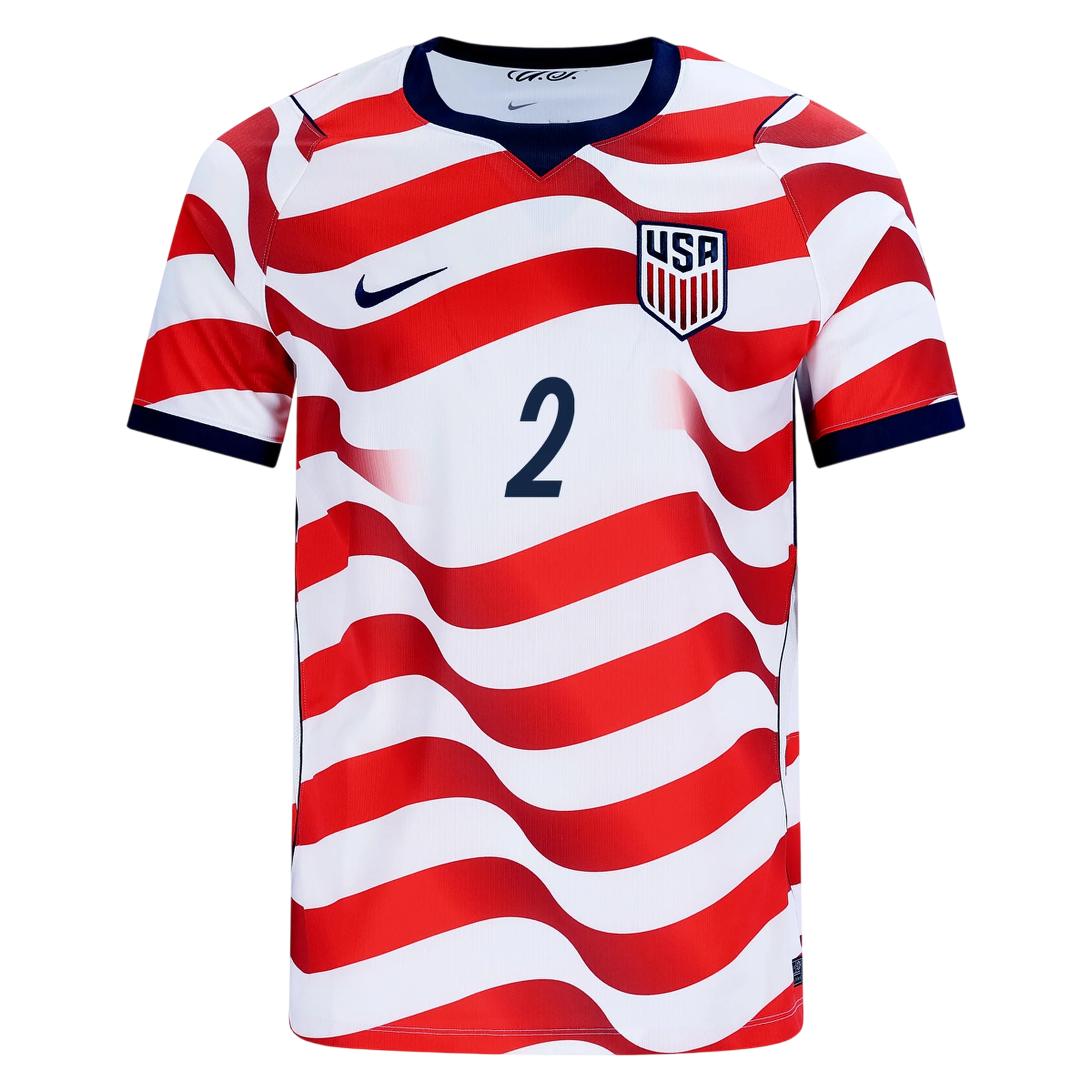 USA DEST #2 Home World Cup 2026 Jersey Red & White Men's