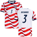 USA RICHARDS #3 Home World Cup 2026 Jersey Red & White Men's