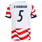 USA A. ROBINSON #5 Home World Cup 2026 Jersey Red & White Men's