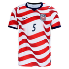 USA A. ROBINSON #5 Home World Cup 2026 Jersey Red & White Men's