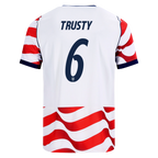 USA TRUSTY #6 Home World Cup 2026 Jersey Red & White Men's