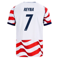 USA REYNA #7 Home World Cup 2026 Jersey Red & White Men's
