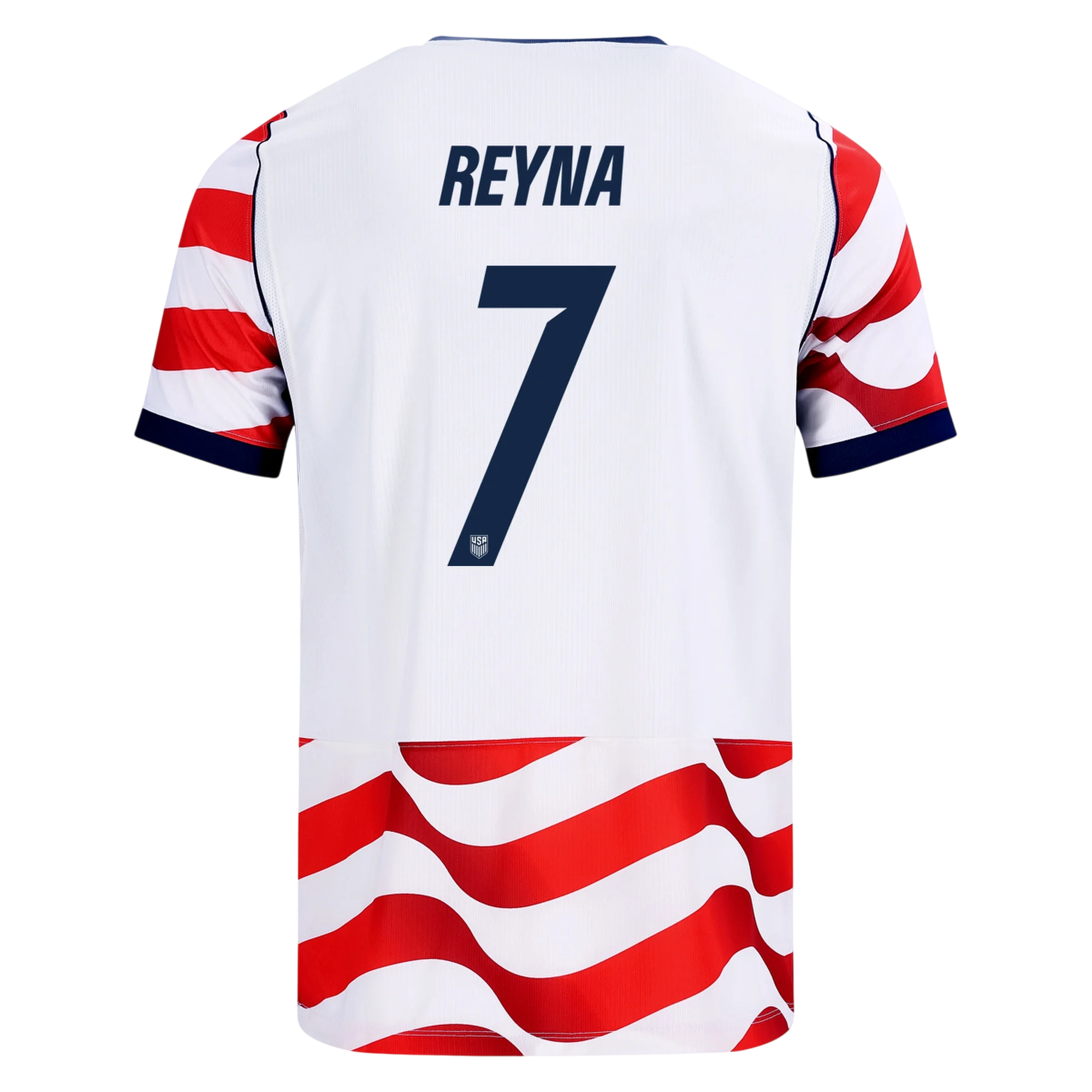 USA REYNA #7 Home World Cup 2026 Jersey Red & White Men's