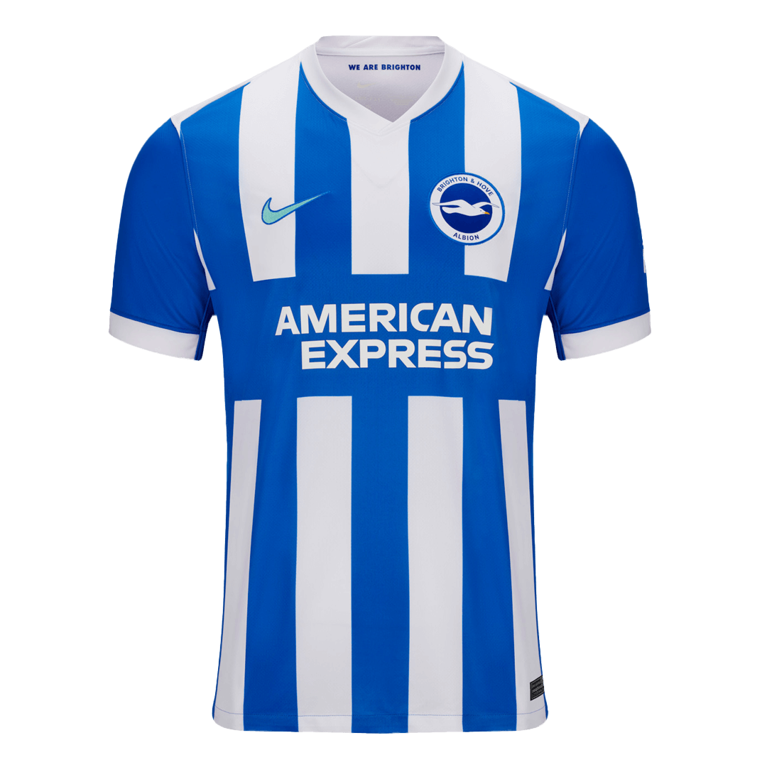 Brighton & Hove Albion Home 2025/26 Jersey Blue & White Men's
