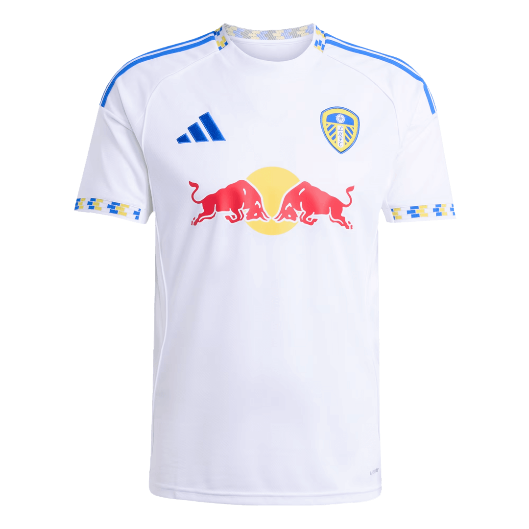 Leeds United Home 2025/26 Jersey White Men's