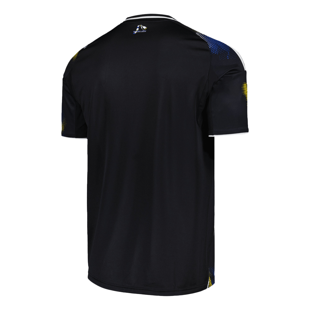 Leeds United Third 2025/26 Jersey Black Men's