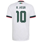 Mexico A. VEGA #10 Away World Cup 2026 Jersey White Men's
