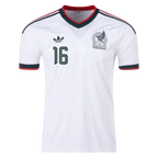 Mexico J. QUINONES #16 Away World Cup 2026 Jersey White Men's