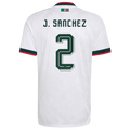 Mexico J. SANCHEZ #2 Away World Cup 2026 Jersey White Men's