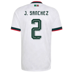 Mexico J. SANCHEZ #2 Away World Cup 2026 Jersey White Men's