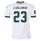 Mexico J. GALLARDO #23 Away World Cup 2026 Jersey White Men's