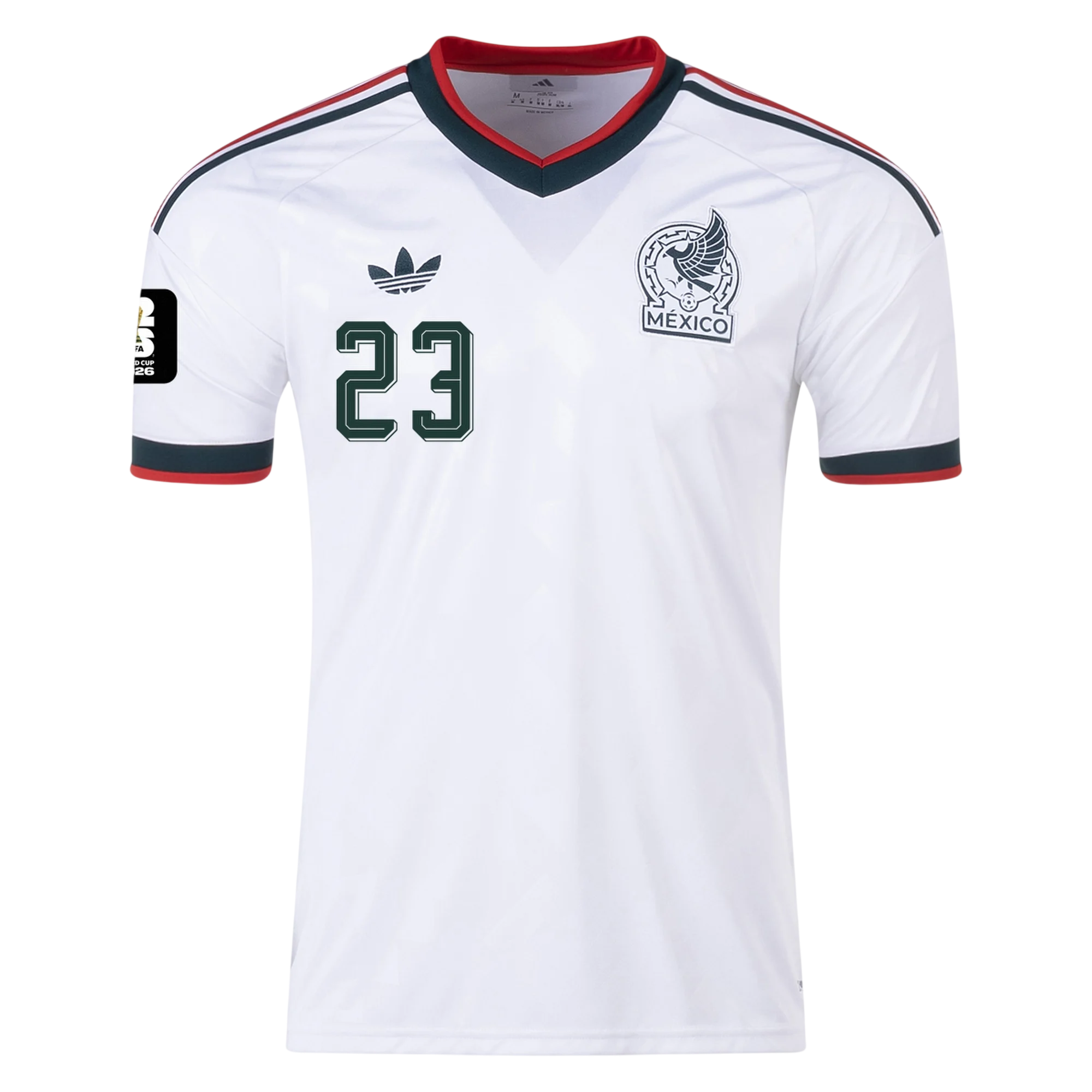 Mexico J. GALLARDO #23 Away World Cup 2026 Jersey White Men's