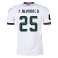 Mexico R. ALVARADO #25 Away World Cup 2026 Jersey White Men's