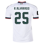 Mexico R. ALVARADO #25 Away World Cup 2026 Jersey White Men's