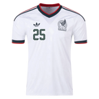 Mexico R. ALVARADO #25 Away World Cup 2026 Jersey White Men's