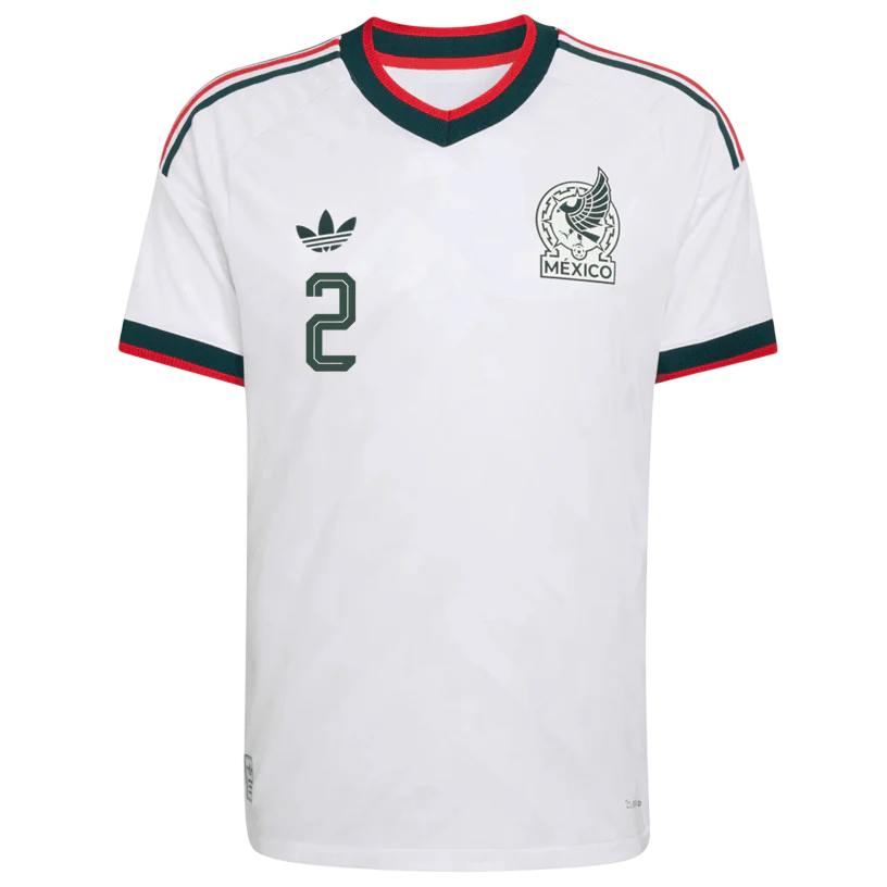 Mexico J. SANCHEZ #2 Away World Cup 2026 Jersey White Men's