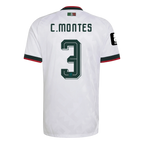 Mexico C. MONTES #3 Away World Cup 2026 Jersey White Men's