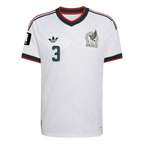 Mexico C. MONTES #3 Away World Cup 2026 Jersey White Men's