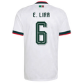 Mexico E. LIRA #6 Away World Cup 2026 Jersey White Men's