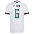 Mexico E. LIRA #6 Away World Cup 2026 Jersey White Men's