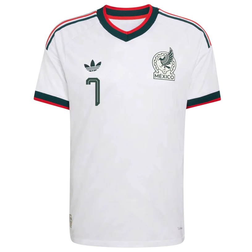 Mexico L. ROMO #7 Away World Cup 2026 Jersey White Men's
