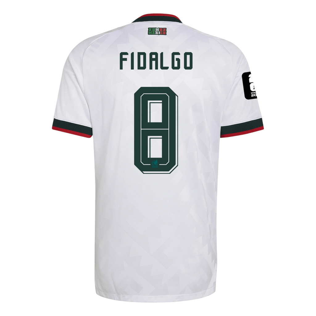 Mexico A. FIDALGO #8 Away World Cup 2026 Jersey White Men's
