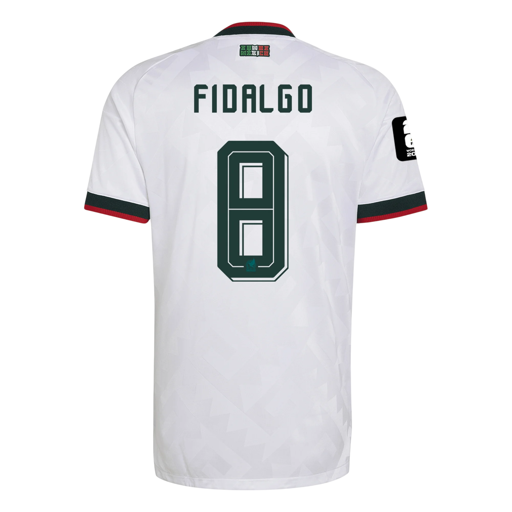 Mexico A. FIDALGO #8 Away World Cup 2026 Jersey White Men's