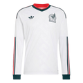 Mexico Away World Cup 2026 Long Sleeve Jersey White Men's