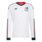 Mexico Away World Cup 2026 Long Sleeve Jersey White Men's