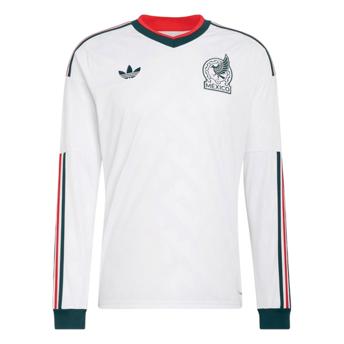 Mexico Away World Cup 2026 Long Sleeve Jersey White Men's